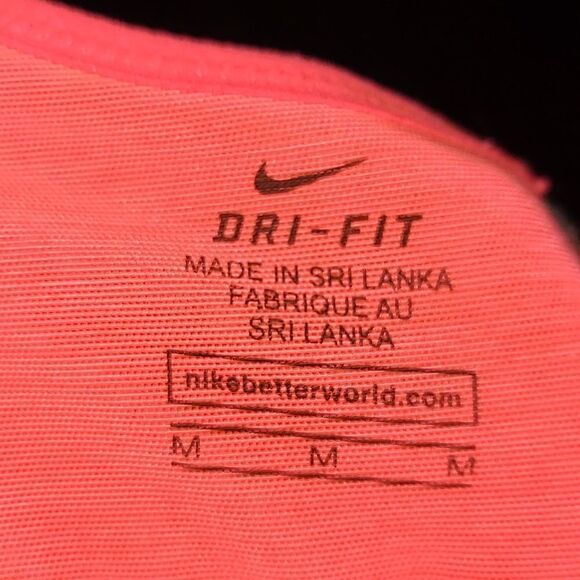 Nike women's bright pink and gray cheetah print sports bra size medium - Picture 4 of 4